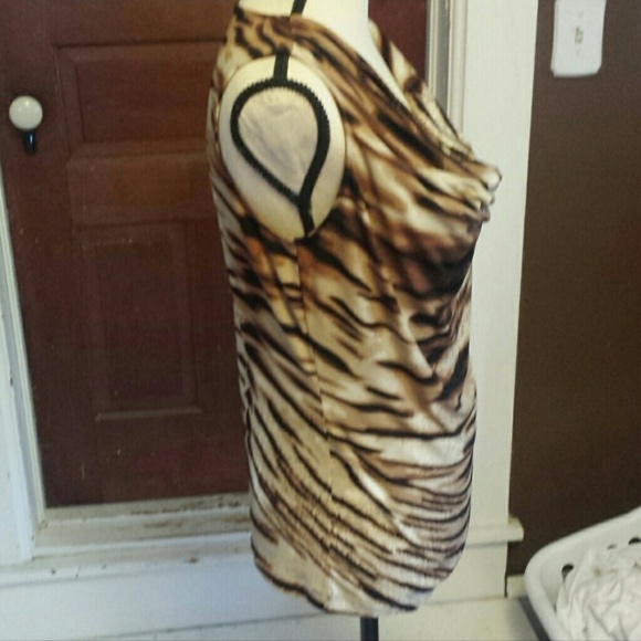 Animalistic Calvin Klein sleeveless blouse small - Picture 2 of 4